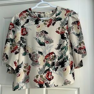 Wilfred free blouse, cropped mid length sleeve